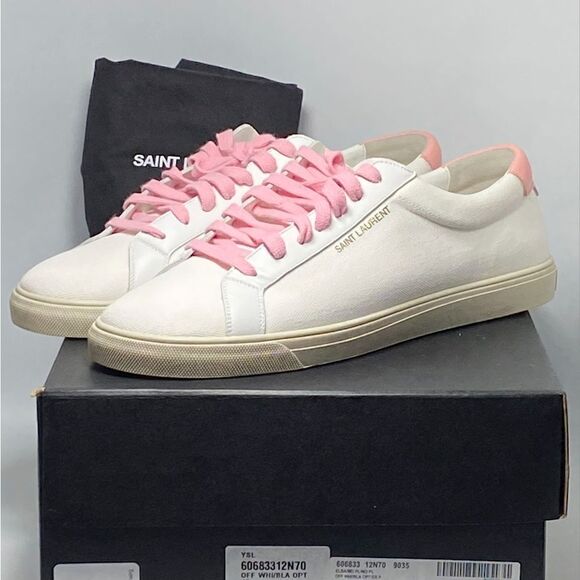 Saint Laurent Andy Low-Top Men’s Sneakers size 45/us size 12 - Picture 10 of 12